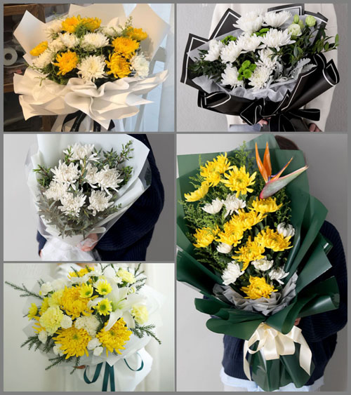 安徽宣城市广德县桃州镇界牌村白事花束代送